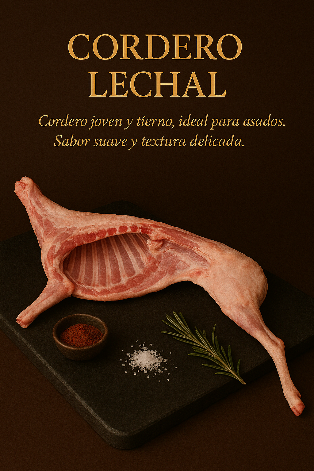 Cordero Lechal Halal de nuestra carnicería en Murcia